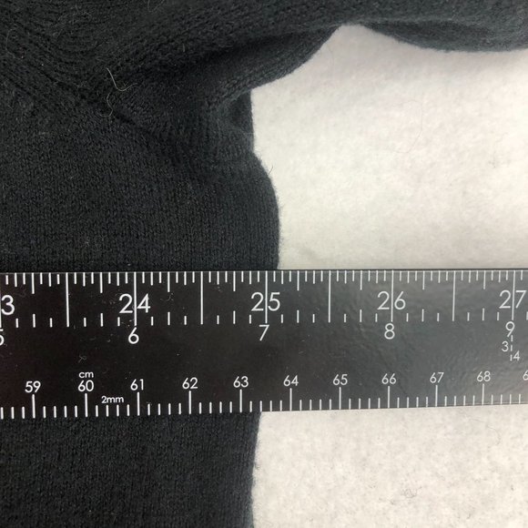 American Eagle AEO Men's XXL Black Seriously Soft Wool Blend Classic Fit Sweater - Picture 4 of 9